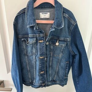 Old Navy Blue Denim Jacket girls size 10-12